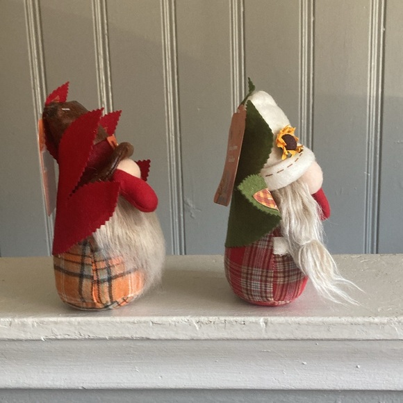 NWT- Set of 2- 8” Precious- Fall Turkey 🦃 Couple Gnome Decorations 🍁🌻 - Picture 6 of 17
